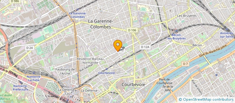 localisation de l'entreprise MONSIEUR BEN HAMED à COURBEVOIE