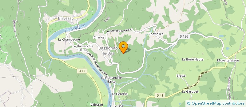 localisation de l'entreprise MONSIEUR BEN HARTLEY  BASSIGNAC-LE-BAS