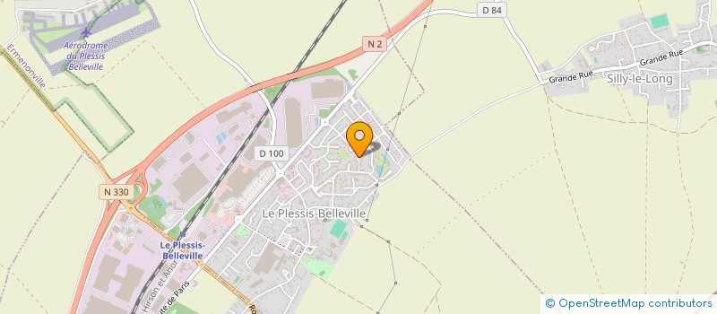 localisation de l'entreprise MONSIEUR BEN HASNAOUI  LE PLESSIS-BELLEVILLE