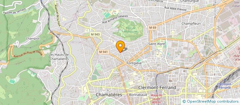 localisation de l'entreprise MONSIEUR BEN-HOUDJADJ ISSA  CLERMONT-FERRAND