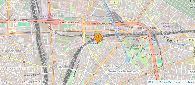 localisation de l'entreprise MONSIEUR BEN KAMAGATE  PARIS