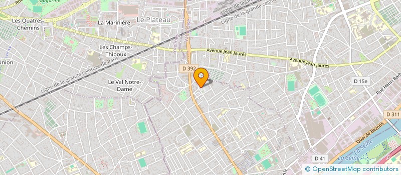 localisation de l'entreprise MONSIEUR BEN KARAMOKO  BEZONS