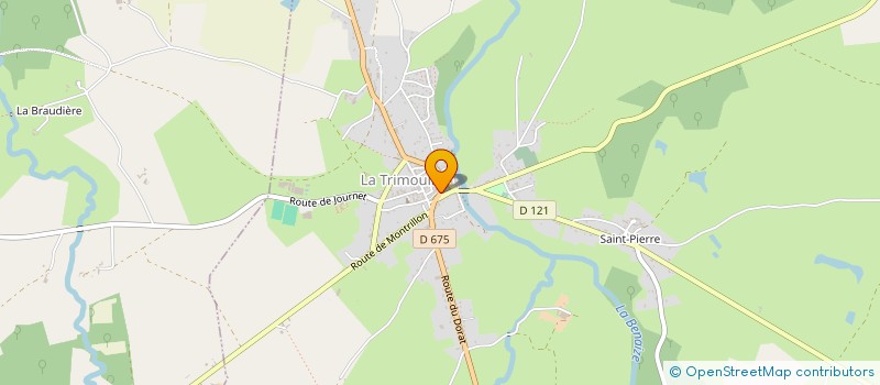 localisation de l'entreprise MONSIEUR BEN LAWRENCE PREECE  LA TRIMOUILLE