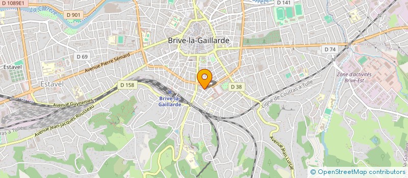 localisation de l'entreprise MONSIEUR BEN MAROUANE OUSMAN  BRIVE-LA-GAILLARDE