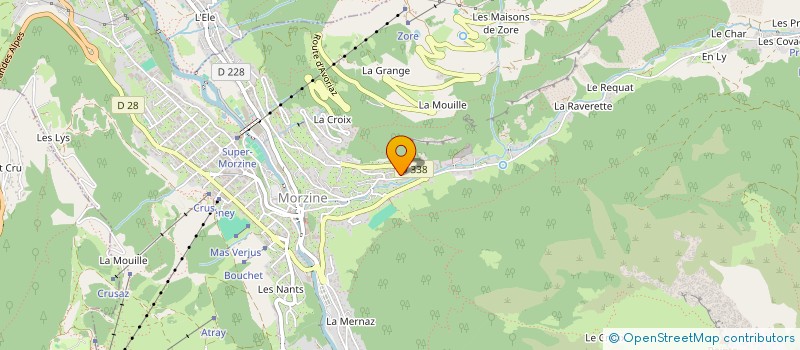 localisation de l'entreprise MONSIEUR BEN MILLER  MORZINE