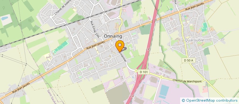 localisation de l'entreprise MONSIEUR BEN-NAIME AHMED  ONNAING