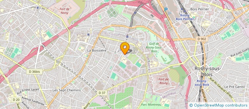 localisation de l'entreprise MONSIEUR BEN ONI CHANGEMENT à MONTREUIL