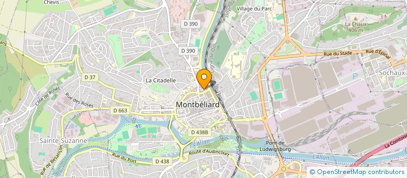 localisation de l'entreprise MONSIEUR BEN PINOCK  MONTBELIARD