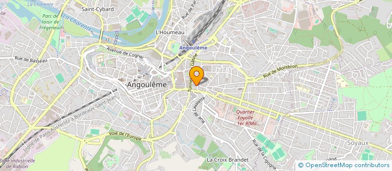localisation de l'entreprise MONSIEUR BEN SMITH à ANGOULEME