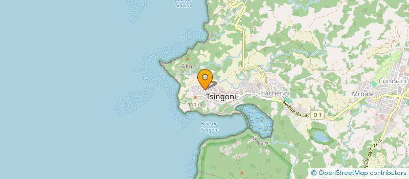 localisation de l'entreprise MONSIEUR BEN SOULAIMANA à TSINGONI