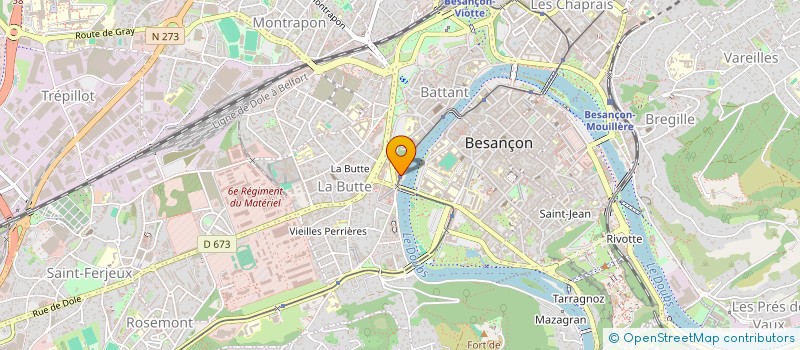 localisation de l'entreprise MONSIEUR BEN TSAHARA  BESANCON