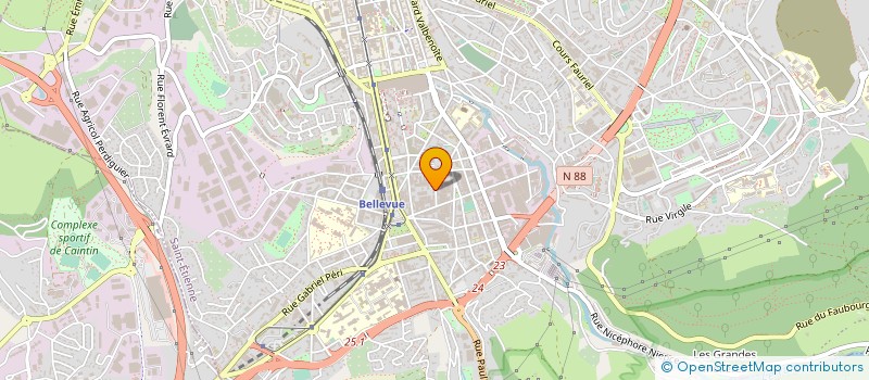 localisation de l'entreprise MONSIEUR BEN YAALA ALA EDDINE  SAINT-ETIENNE