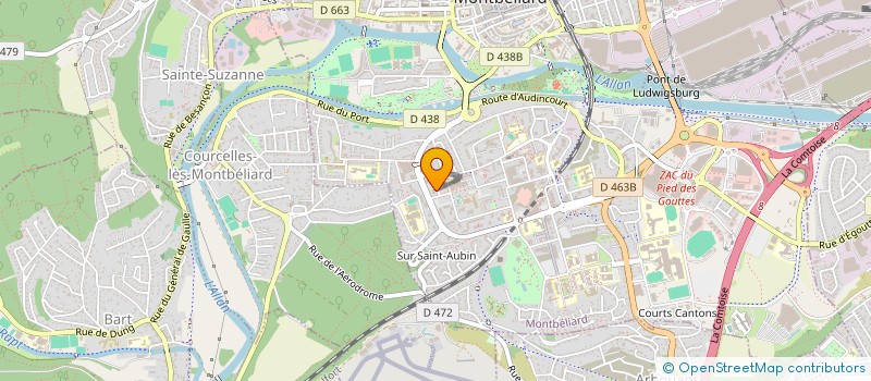 localisation de l'entreprise MONSIEUR BEN-YOUNES ABOUASSAM  MONTBELIARD