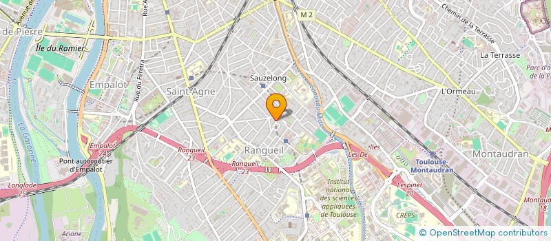 localisation de l'entreprise MONSIEUR BENABBOU ABDALLAH  TOULOUSE