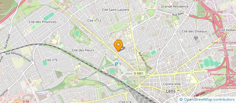 localisation de l'entreprise MONSIEUR BENABDALLAH AZZOUZ à LENS