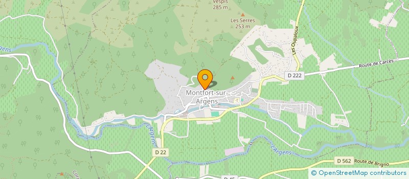 localisation de l'entreprise MONSIEUR BENACHIR CHEQROUN à MONTFORT-SUR-ARGENS