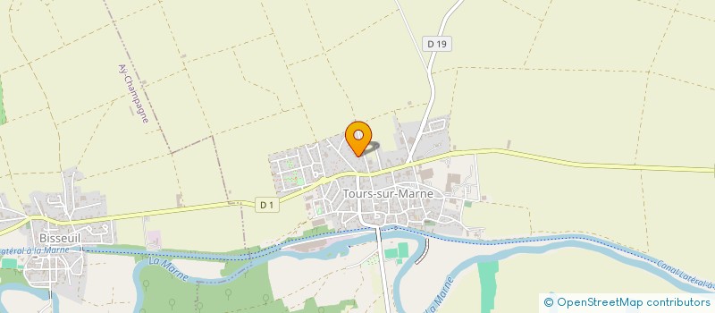 localisation de l'entreprise MONSIEUR BENADA DERKAOUI  TOURS-SUR-MARNE