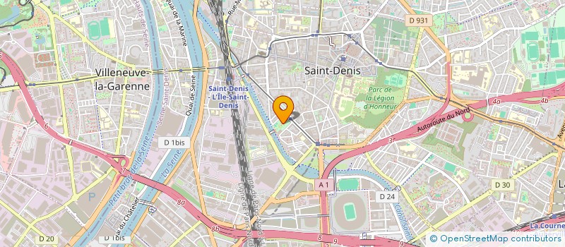 localisation de l'entreprise MONSIEUR BENADELLAH AZZAOUI à SAINT-DENIS