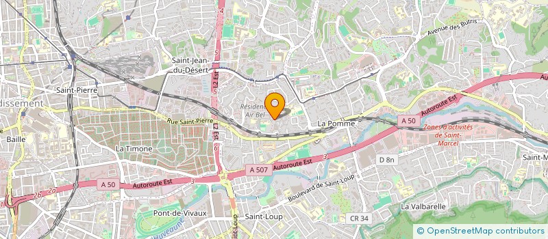 localisation de l'entreprise MONSIEUR BENAHMED ABDELKADER à MARSEILLE