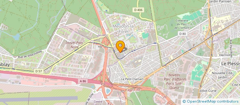 localisation de l'entreprise MONSIEUR BENAHMED ANIS  MEUDON
