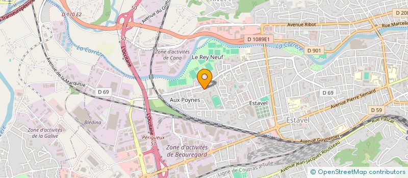 localisation de l'entreprise MONSIEUR BENAHMED MESSAOUDENE  BRIVE-LA-GAILLARDE