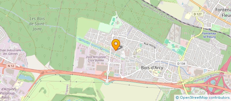 localisation de l'entreprise MONSIEUR BENAISSA BAKKAR  BOIS-D'ARCY