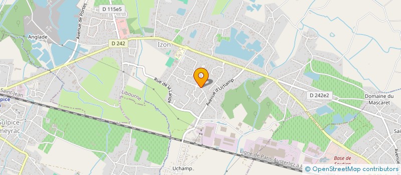 localisation de l'entreprise MONSIEUR BENAISSA BENZAAMA  IZON