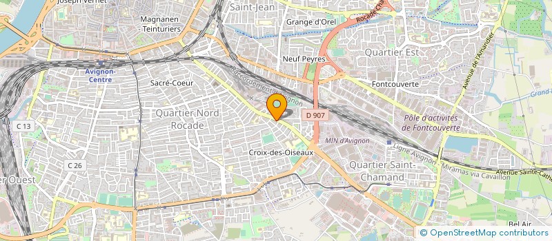 localisation de l'entreprise MONSIEUR BENAISSA BOUTAIB  AVIGNON