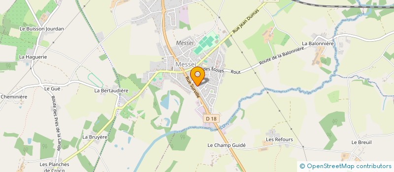 localisation de l'entreprise MONSIEUR BENAISSA DIABI à MESSEI