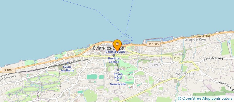 localisation de l'entreprise MONSIEUR BENAISSA LABIED à EVIAN-LES-BAINS
