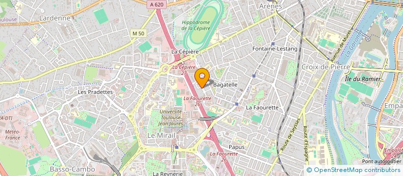 localisation de l'entreprise MONSIEUR BENAISSA LEKKAM  TOULOUSE
