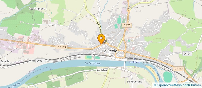 localisation de l'entreprise MONSIEUR BENAISSA SANIDA  LA REOLE