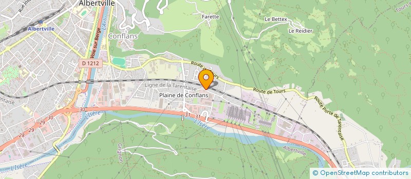 localisation de l'entreprise MONSIEUR BENAISSA SEYAH  ALBERTVILLE