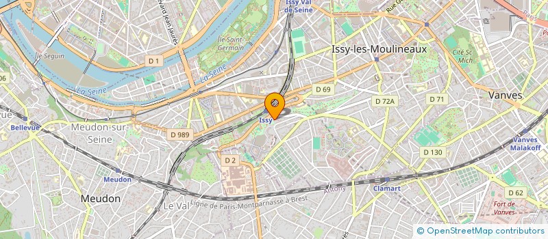 localisation de l'entreprise MONSIEUR BENAISSA SIDALI à ISSY-LES-MOULINEAUX