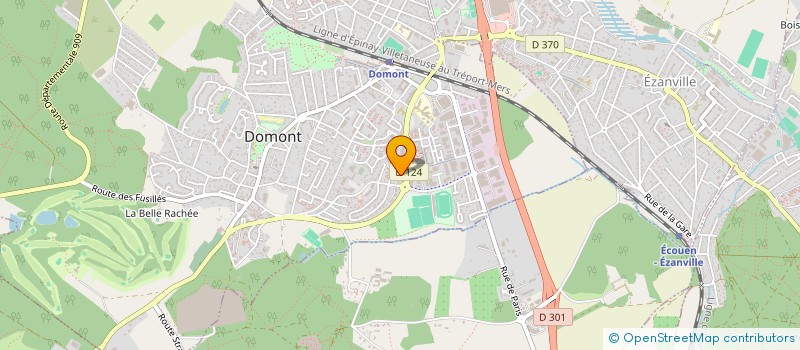 localisation de l'entreprise MONSIEUR BENALI ABDELALI  DOMONT