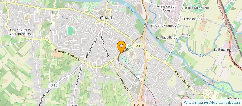 localisation de l'entreprise MONSIEUR BENALI BACHA à OLIVET