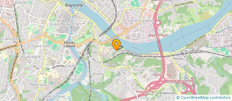 localisation de l'entreprise MONSIEUR BENALI BELKACEM à BAYONNE