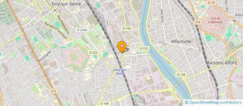 localisation de l'entreprise MONSIEUR BENALI BELKHELFA  VITRY-SUR-SEINE