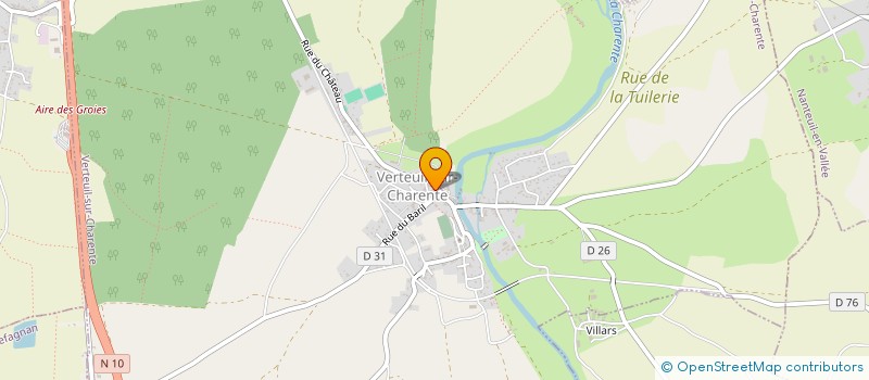 localisation de l'entreprise MONSIEUR BENALI BOUHADJAR à VERTEUIL-SUR-CHARENTE