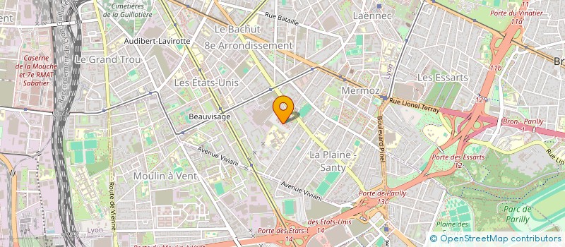 localisation de l'entreprise MONSIEUR BENALI CHAALAL  LYON