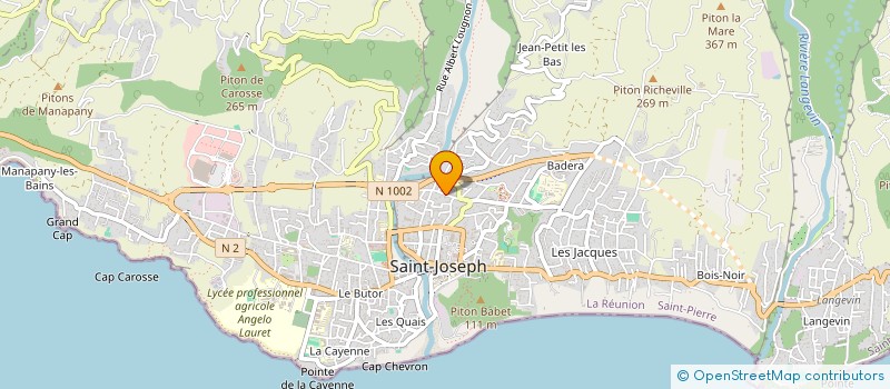 localisation de l'entreprise MONSIEUR BENALI HOUMADI à SAINT-JOSEPH
