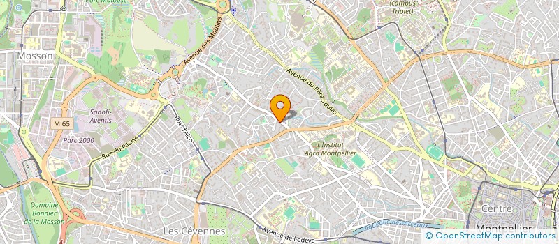 localisation de l'entreprise MONSIEUR BENALI KHACHA à MONTPELLIER