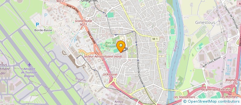 localisation de l'entreprise MONSIEUR BENALI MAOUCHE  BLAGNAC