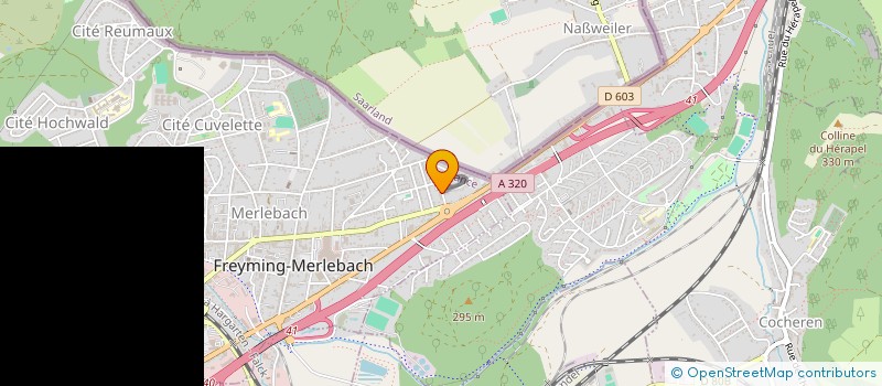 localisation de l'entreprise MONSIEUR BENALI MEHIDDI  FREYMING-MERLEBACH