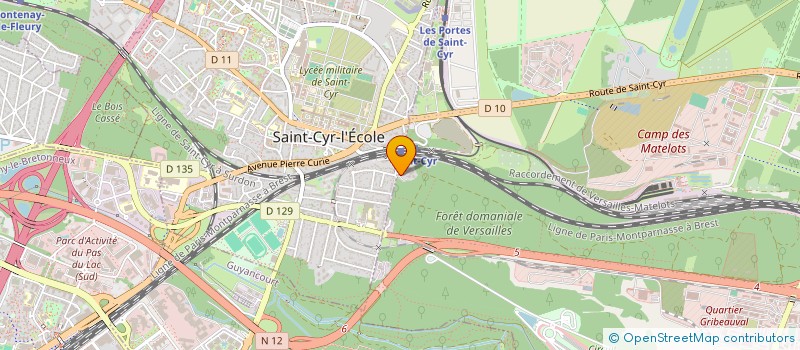 localisation de l'entreprise MONSIEUR BENALI MOUALID à VERSAILLES