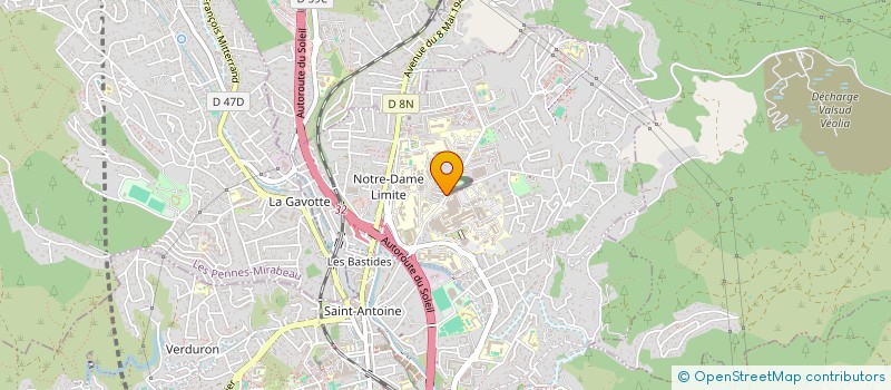 localisation de l'entreprise MONSIEUR BENALI RIAMA à MARSEILLE