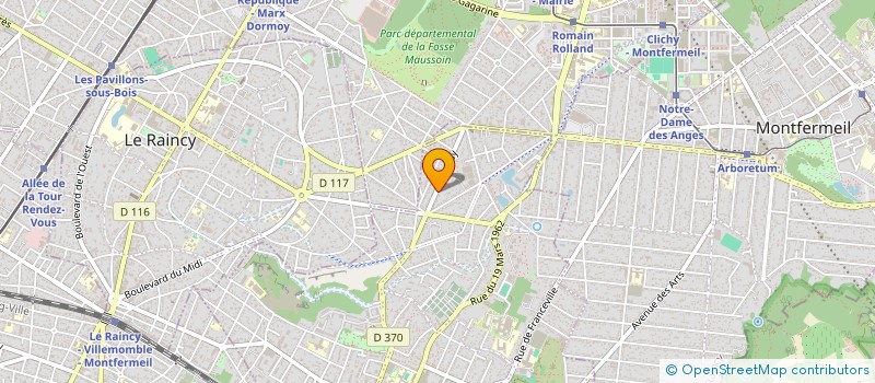 localisation de l'entreprise MONSIEUR BENAMAR ARIF à GAGNY