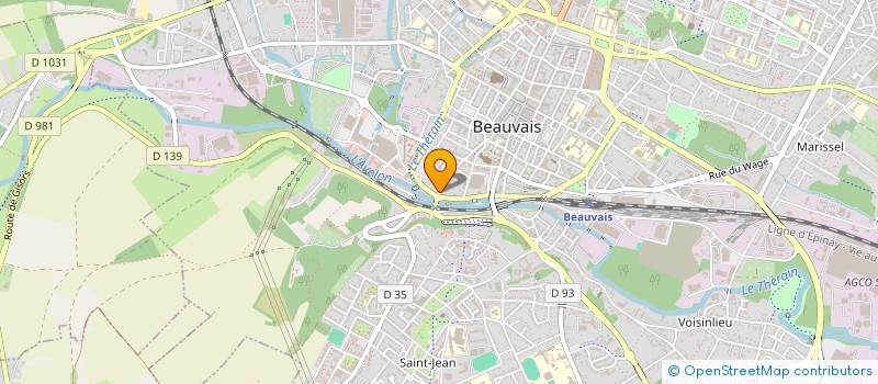 localisation de l'entreprise MONSIEUR BENAMAR BENMEHDI  BEAUVAIS