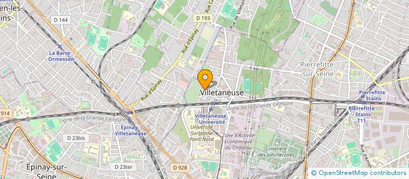 localisation de l'entreprise MONSIEUR BENAMAR DJEMAA  VILLETANEUSE