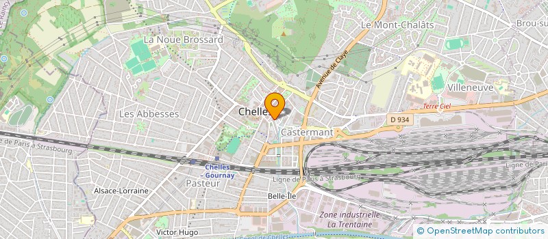 localisation de l'entreprise MONSIEUR BENAMAR KIDARI  CHELLES